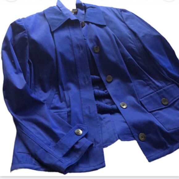 Jones  of New York awesome set both size large stretch jacket & matching blouse - Picture 1 of 8